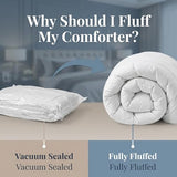 Bella Sonni® | Hotel-Quality All-Season Down Comforter King Size | Lightweight Yet Warm Duvet Insert for Hot Sleepers & Year-Round Use | No Cold Spots | 50-50 Down & Feather Fill | 750 Fill Power Bella Sonni