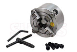 Shars 4 Inch 4 Jaw Independent Lathe Chuck Solid Hard Jaws 202-5419 L[ Shars