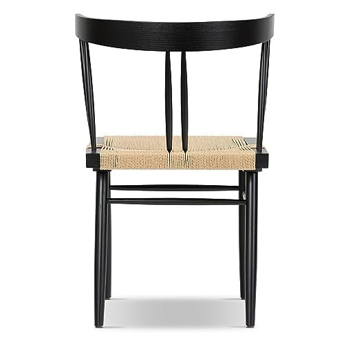 POLY & BARK Ferrara Dining Chair, Black