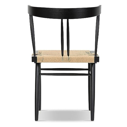 POLY & BARK Ferrara Dining Chair, Black