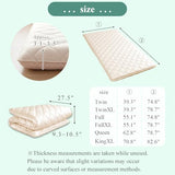 タンスのゲン Japanese Futon Mattress Floor Mattress – 3.5" Thick Shikibuton, Foldable, Made in Japan, Queen, 10156728(100484) タンスのゲン