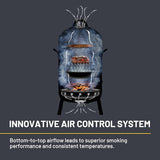 Char-Broil Bullet Charcoal Smoker 16" - 18202075,Black Char-Broil