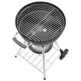 Megamaster Premium Charcoal Grill, 18" Heavy Duty Charcoal Kettle Grill, Outdoor Cooking, Camping Patio, Backyard, Tailgating, Black Megamaster
