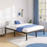 Avenco Metal Platform Bed Frame King Size 14 Inch – Noise Free Quiet Design, Heavy Duty Steel Support, Under Bed Storage, Easy Assembly, No Box Spring Needed Avenco