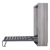 Harper & Bright Designs Twin Size Murphy Bed Frame, Modern Wall Bed Can Be Folded into a Cabinet, Twin Murphy Bed Frame for Bedroom, Living Room or Home Office (Twin, Gray) Harper & Bright Designs