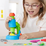 Play-Doh Light & Look Microscope for Kids, Electronic Preschool Toys for Girls & Boys, 9 Accessories & 5 Colors, Back to School Gifts, Ages 3+ Play-Doh