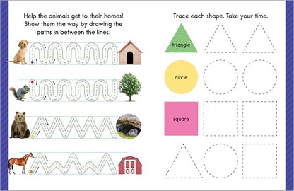 My First Learn-to-Write Workbook: Practice for Kids with Pen Control, Line Tracing, Letters, and More!