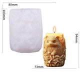 Flower Animal Cylinder Molds Silicone Wave Spiral Candle Mold - Silicone Resin Casting Molds for Candle & Resin & Soap Craft Supplies