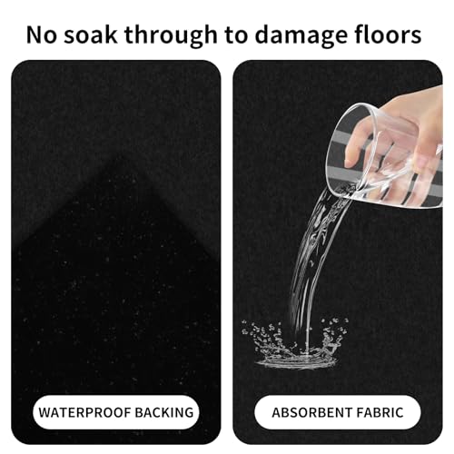 AAIN Garage Floor Mat 17' x 7'4" Waterproof/Durable Oil Spill Mat Protects Surfaces,Ideal for Under Car, Garage Flooring and Floor Protection for Garage A A IN