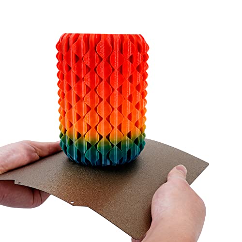 3D Printer Textured PEI Spring Steel Sheet with Flexible Magnetic Sticker 235x235mm Surface for Aquila Ender 3, Pro, V2, S1, Ender 5, KP5M - WoodArtSupply