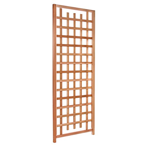 All Things Cedar TS33 Cedar Trellis Panel | Outdoor Garden Fence, Climbing Plants Support | Handcrafted Rot-Resistant Wood for Patio Privacy & Natural Elegance (33x2x84) All Things Cedar