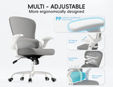 TRALT Ergonomic Office Chair - Comfy Desk Chair with Back Support, Home Office Desk Chairs, Computer Chair, 330lbs Wide Seat Big and Tall Office Chair for Executives (Grey) TRALT