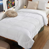 Bedsure Twin Comforter Duvet Insert, All Season Bed Comforter, Quilted Down Alternative Duvet, Box Stitched Comforters with Corner Tabs, Machine Washable, 68 x 88 Inches (White) Bedsure