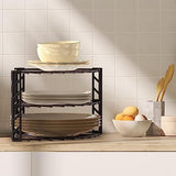 Simple Houseware 3-Tier Counter Corner Shelf Organizer, Bronze Simple Houseware
