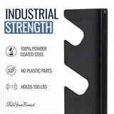 Shed Tool Organizer Wall Mount, Garage Organization, Garden Tool Organizer for Shovels and Rakes, Solid Steel Holds 100 lbs, StoreYourBoard StoreYourBoard