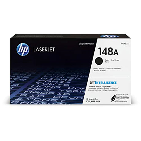 HP 148A Black Laserjet Toner Cartridge | This Cartridge Works Laserjet Pro 4001, MFP 4101 | W1480A HP