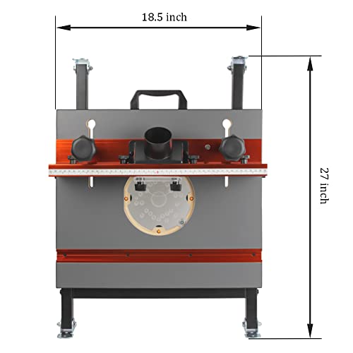 O'SKOOL Quick Convertible and Foldable Benchtop Trim Router Table with Insert Plate Kit - WoodArtSupply