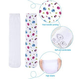 Geyoga 15 Pairs Blank White Sublimation Socks Polyester Printable Knee Athletic Socks Full Sublimation Sock Bulk For Adult Mens Womens Unisex DIY Geyoga