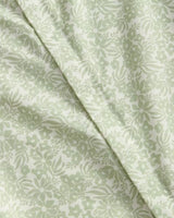Duvet Cover Queen Size Set - Extra Soft Floral Duvet Cover 90 x 90 with 2 Pillow Shams - Comfy, Breathable Bedding Set - Hotel Luxury & Fade Free with Zipper Closures & Ties - Sage Retro Floral CGK Unlimited