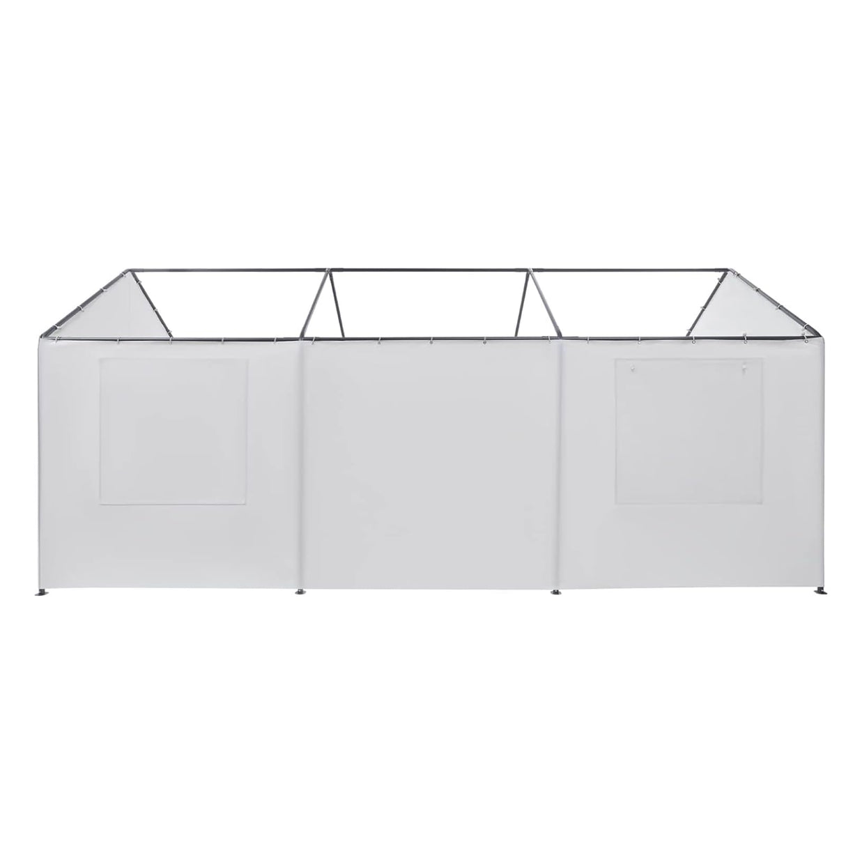 TGEHAP Carport Replacement Sidewall Replacement Sidewall Tarp Top for 10' x 20' Carport Frame Replacement Side Wall Cover Top Cover and Frame Not Included (White) TGEHAP