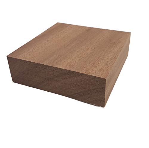 Mahogany Lumber Bowl Blanks (2pc) (2" x 6" x 6") Barrington Hardwoods