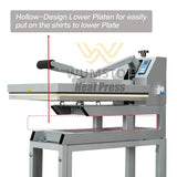 16x24 Heat Press Machine | Large Heat Press 110V 2000W with Infrared Positioning & Stand | Fast-Heating Durable Manual Press for T-Shirts, Metal, Ceramics DTF & Sublimation WUMSTOT