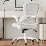 TRALT Office Chair - Ergonomic Office Chair with Back Support, Home Office Desk Chairs, Comfy Desk Chair, Computer Chair, 330lbs Wide Seat Big and Tall Office Chairs for Gamers(White) TRALT