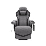 RESPAWN 900 Console Gaming Recliner with Footrest and Lumbar Support - Comfortable Ergonomic Gaming Chair with Headrest, No Wheels, Reclining, Heavy Duty, Racing Style Video Game Chairs - Gray Fabric RESPAWN