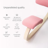 Varier Variable Natural/Grey Ergonomic Office Kneeling Chair for Desk for Desk – Back Pain Relief, Rocking Seat for Home, Study & Posture Support – 10 Year Quality Guarantee Varier