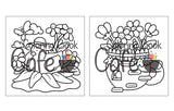 Cozy Spring: Cute Coloring Book for Adults & Teens with Easy and Bold Spring Inspired Designs (Bold and Easy Coloring Books) WoodArtSupply