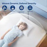 TASTELIFE Queen Size Bed Mattress Protector, Waterproof & Breathable Cooling Mattress Cover & Pad, Deep Pocket Fits 8-21”, Ultra-Soft Washable Sheet Protection TASTELIFE