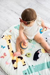 Pearhead Wooden Stacking Rainbow Toy, Baby and Toddler Ages 12+ Months Montessori Toy, Interactive Stackable Rings Learning Toy, Baby Girl or Baby Boy Nursery Accessory Pearhead