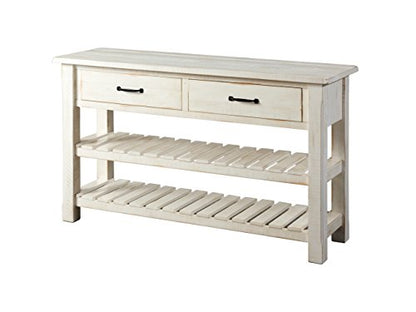 Martin Svensson Home Sofa - Console Table, Antique White - WoodArtSupply