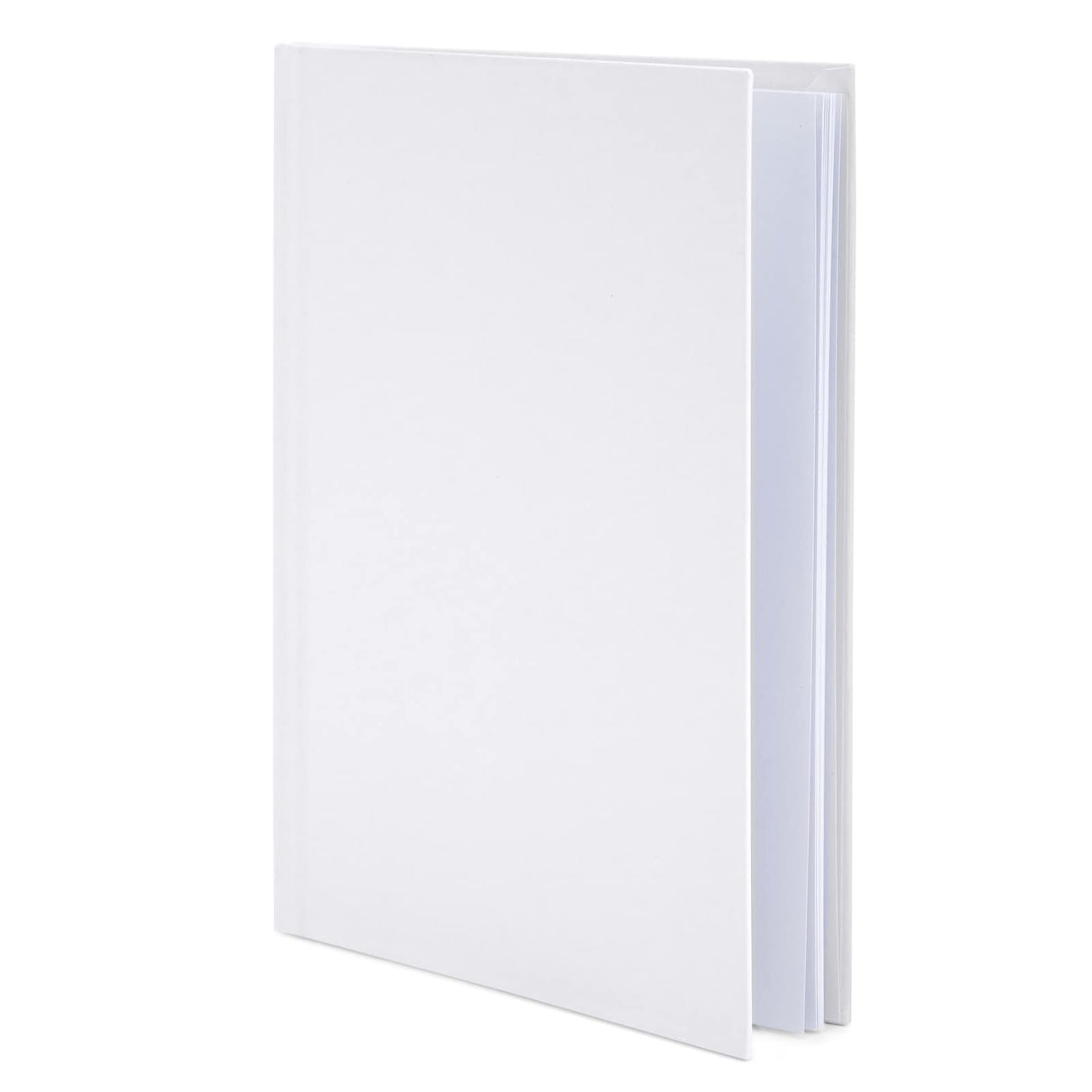 Paper Junkie White Blank Hardcover Books for Kids to Write Stories, Unlined Scrapbook and Journal - 18 Sheets/36 Pages Each - 6x8 inch (Pack of 6) - Blank Journal - Drawing Notebook - White Notebook Paper Junkie