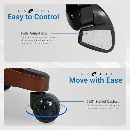 La-Z-Boy 1104593 Bradley Bonded Leather Executive Chair La-Z-Boy