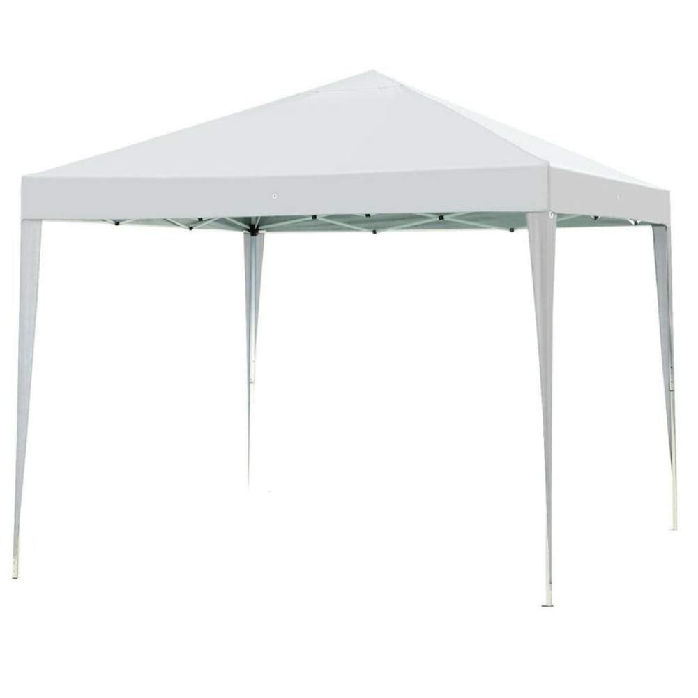 Impact Canopy 10' x 10' Canopy Tent Gazebo with Dressed Legs, White IMPACT CANOPY
