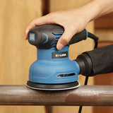 G LAXIA Orbital Sander，2.5Amp 5-inch Electric Sander with 15 piece Sanding Discs, 6 Variable Speed 6000-13000OPM and Dust Collection System for Sanding and Polishing G LAXIA