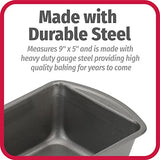 GoodCook Everyday Non-Stick 9” x 5” Bread Loaf Pan – Loaf Bread Pan for Baking, Steel Bread Baking Supplies, Baking Pans for Meatloaf, Breads, Cakes, Brownies, Lasagnas, Casseroles GoodCook