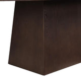 Christopher Knight Home Coadz 82 inch Wooden Dining Table, Modern Rectangular Kitchen Dinner Table for 6-8 People, Pedestal Wooden Dining Furniture for Kitchen Office Conference Room, Espresso Brown Christopher Knight Home