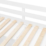 Ball & Cast Twin Size Bunk Bed with Hydraulic Bed & Storage Area,Wood Loft Beds w/Drawers and Wardrobe,Shelves,Space-Saving Bedframe w/Ladder,Full-Length Guardrail,for Apartment,Bedroom,White Ball & Cast