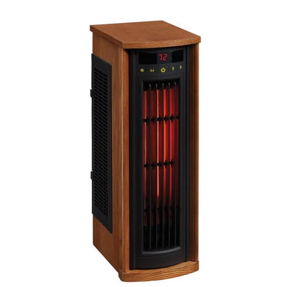 duraflame Electric Tower Heater, Oscillating Tower and Space Heater for Office or Large Room up to 1,000 Square Feet