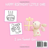 I am Three Birthday Coloring Book for Girls: Gift for 3 Year Old Kids | Big and Easy Designs to Color | Cake Animals Balloons WoodArtSupply