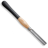 3/4” Spindle Roughing Gouge for Wood Lathe - Premium Austrian High Speed Steel Spindle Gouge w/Soft Rubber Overmolded Durable Ash Handle - Secure, Ergonomic, & Easy Grip Wood Carving Tool ROCKLER