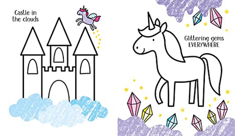 Little Coloring Unicorns: A Magical Journey of Creativity and Imagination for Kids, Featuring Unicorns, Castles, and Rainbows―Perfect for Developing Pencil Control Skills WoodArtSupply