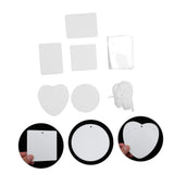 SOLUSTRE 1 Set Air Freshener Sublimation Car Freshener Coverlet Sublimation Blanks Air Freshner Cars Cars Felt Inside The Car White Product SOLUSTRE