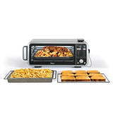 Ninja, Toaster Oven, Air Fryer, Thermometer, Toaster Oven Air Fryer Combo, Stainless Steel, Quick meals, Fries, Frozen Food, Air Fry, Dehydrate, Reheat, 13-in-1,Less Oil, Flip Away Oven, Foodi, SP351 Ninja