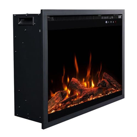 Touchstone Fireplug 24" Electric Fireplace Insert for Existing Masonry Fireplaces | 6 Flame & 13 Ember Colors | Alexa & WiFi Compatible | 1500W Heater Touchstone