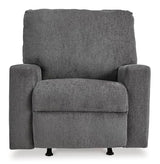Signature Design by Ashley Rannis Casual Manual Rocker Recliner, Gray Signature Design by Ashley
