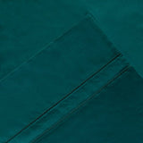 Pointehaven 620 Thread Count Long Staple Cotton - Sateen Weave - European Closure - Single Ply - Standard Pillow Case Set - Teal Pointehaven