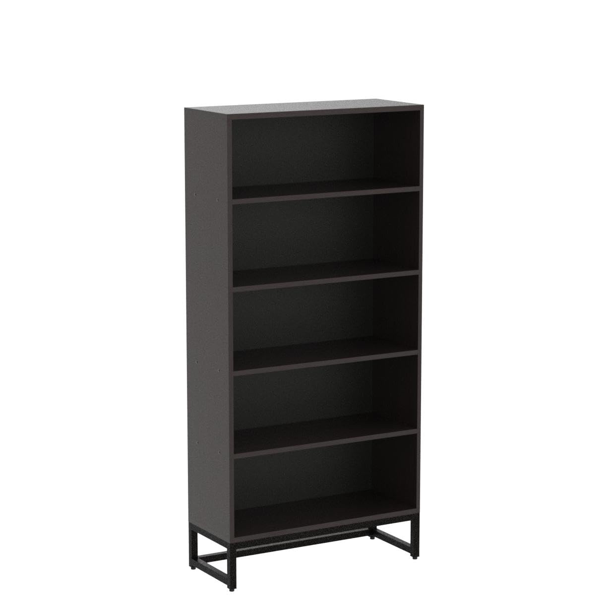 Tribesigns 70.8” Heavy-Duty Tall Bookcase & Organiser with 5-Tier Storage Shelves in Sandalwood - WoodArtSupply